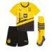 Borussia Dortmund Donyell Malen #21 Domaci Dres za Dječji 2023-24 Kratak Rukavima (+ kratke hlače)